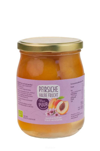 Produktfoto zu Pfirsiche halbe Frucht