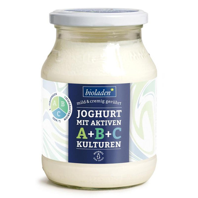 Produktfoto zu Joghurt ABC bioladen 500g Glas