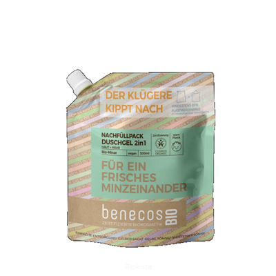 Produktfoto zu Nachfüllbeutel Duschgel Minze
