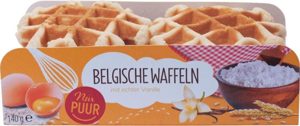 Produktfoto zu Belgische Vanillewaffeln