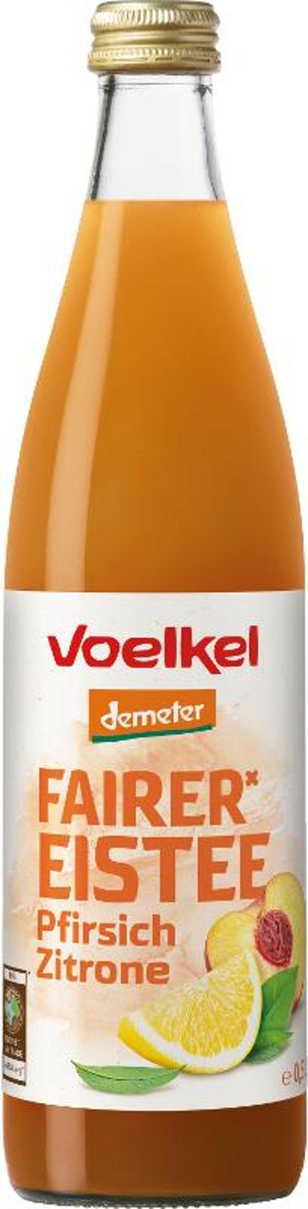 Produktfoto zu Eistee Pfirsich Zitrone 0,5
