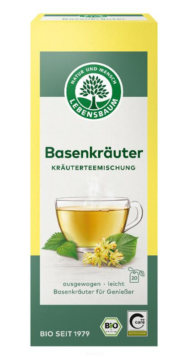 Produktfoto zu Kräutertee Basenkräuter im Teebeutel