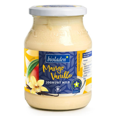Produktfoto zu Joghurt Mango Vanille