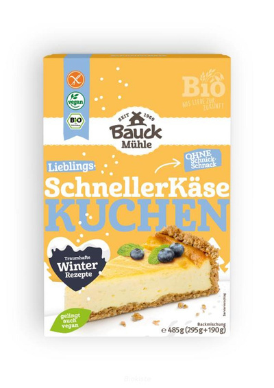 Produktfoto zu Schneller Käsekuchen Backmischung