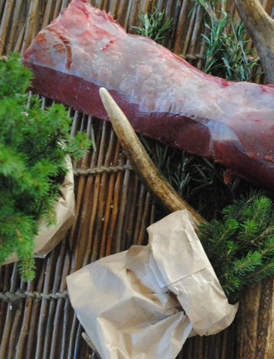 Produktfoto zu Hirschrücken 1_2, ohne Knochen