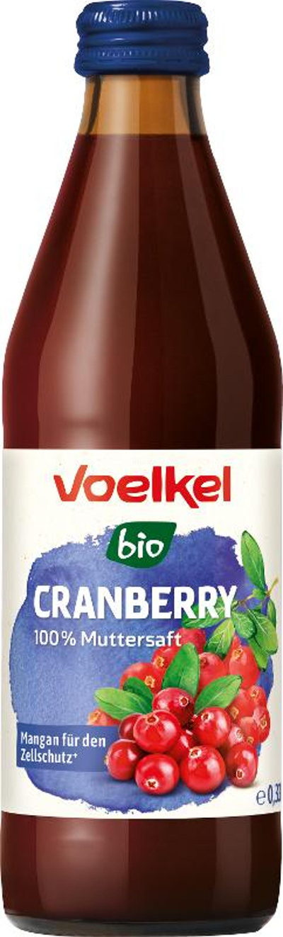 Produktfoto zu Cranberry Muttersaft 0,33