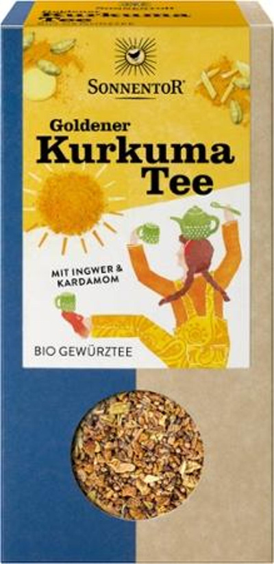 Produktfoto zu Goldener Kurkuma Tee