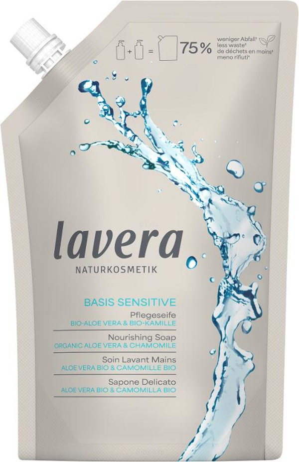 Produktfoto zu Nachfüllbeutel basis sensitiv milde Pflegeseife 500 ml