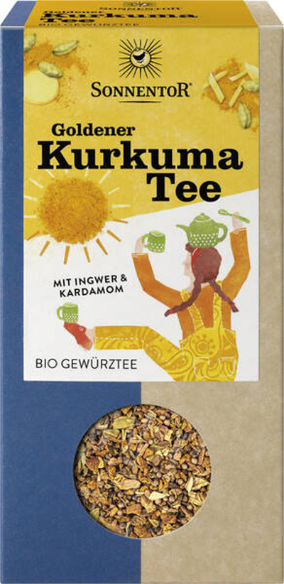 Produktfoto zu Goldener Kurkuma Tee