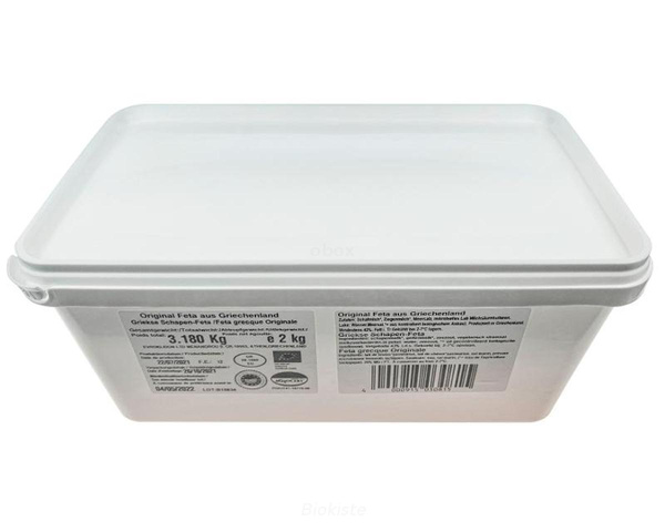 Produktfoto zu Griech. Feta g.U. Salzlak 2 KG