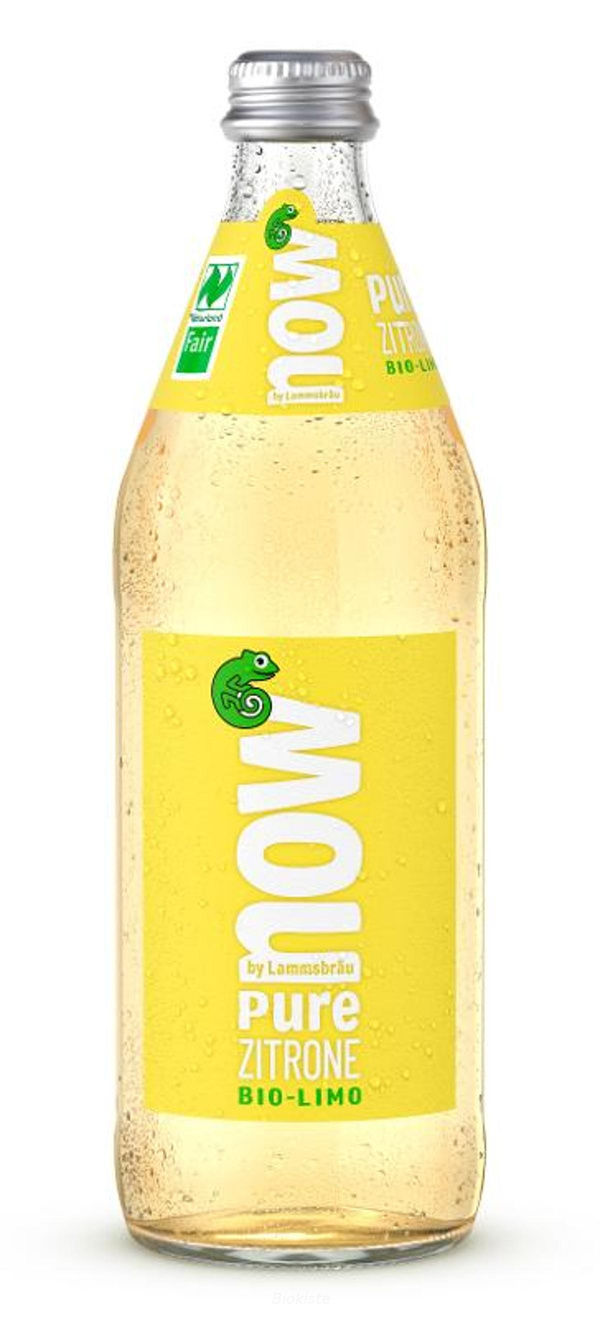 Produktfoto zu now Pure Zitrone 0,5 L