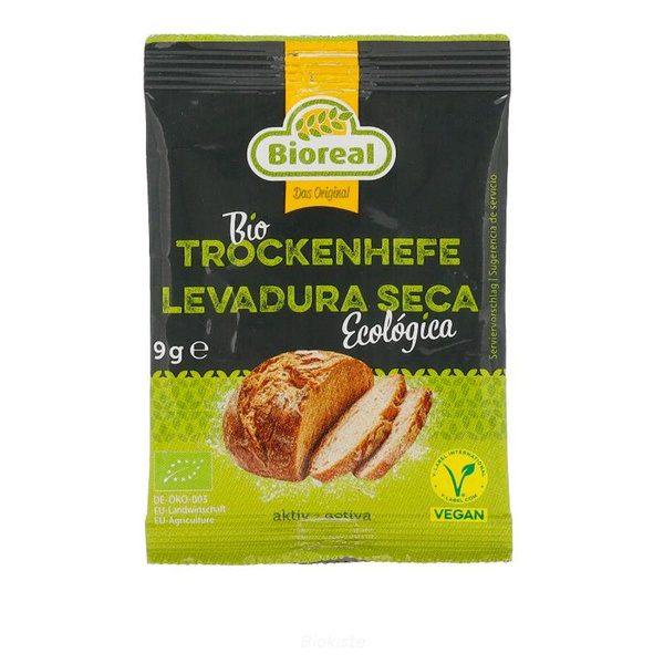 Produktfoto zu Bioreal Trockenhefe 9g