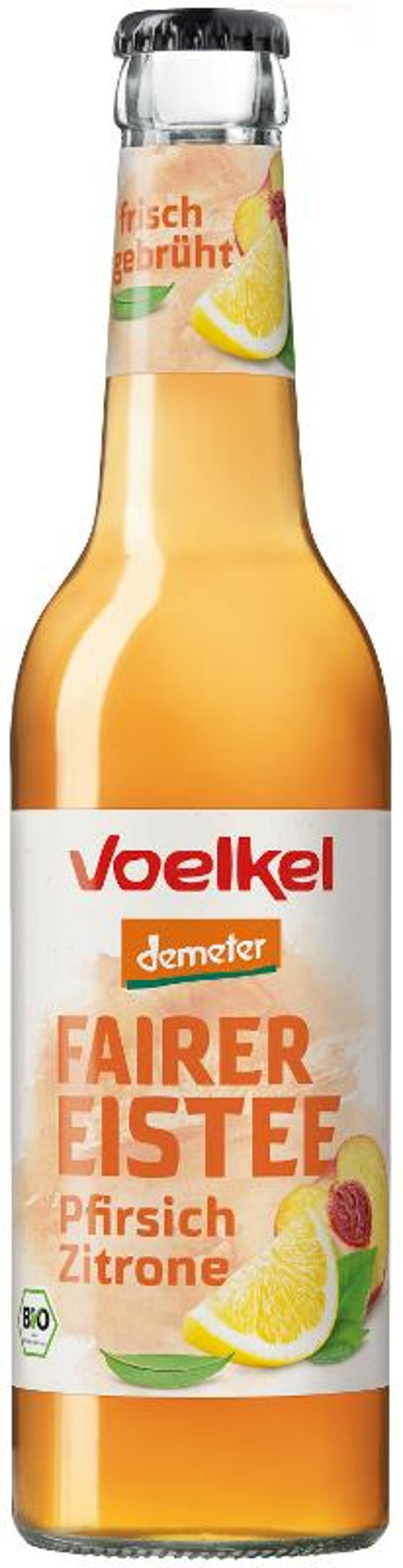 Produktfoto zu Eistee Pfirsich Zitrone 0,33