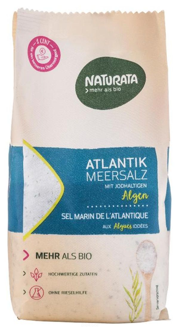 Produktfoto zu Atlantik Meersalz mit jodhaltigen Algen