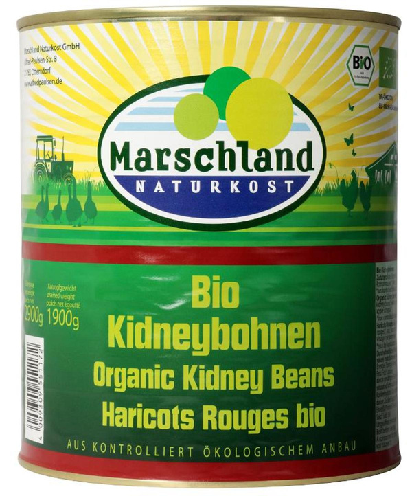 Produktfoto zu Kidneybohnen 2900g