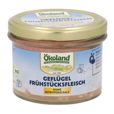 Produktfoto zu Geflügel Frühstücksfleisch im Glas 160g