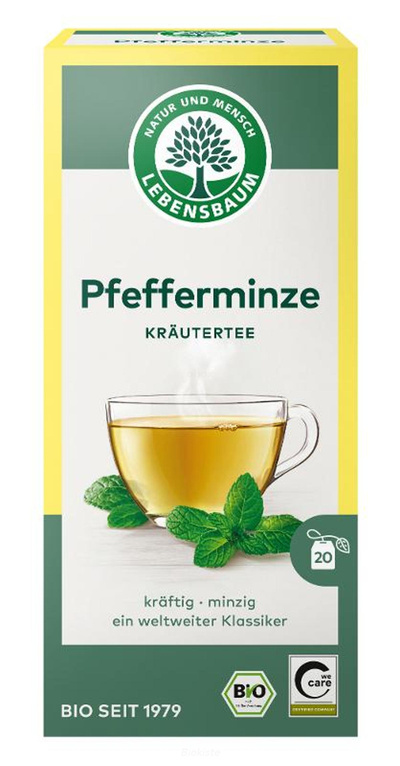 Produktfoto zu Kräutertee Pfefferminze im Teebeutel