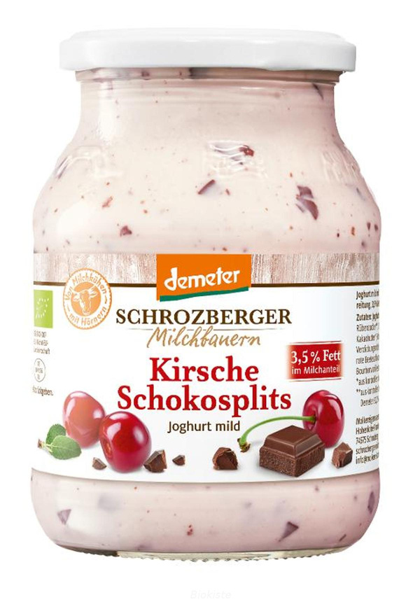 Produktfoto zu Joghurt Kirsche Schokosplits