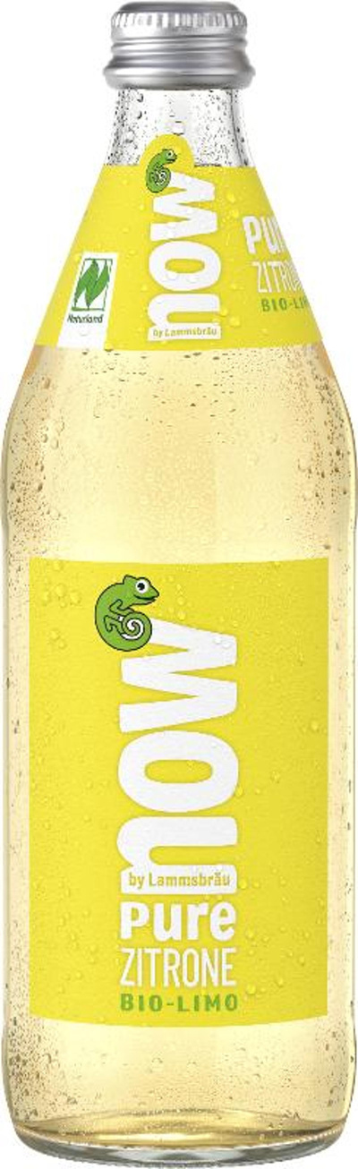 Produktfoto zu now Pure Zitrone 0,5 L