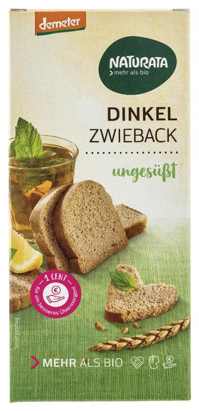 Produktfoto zu Dinkel-Zwieback ungesüßt 150g