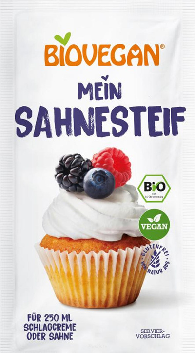 Produktfoto zu Sahnesteif Biovegan 3x6g