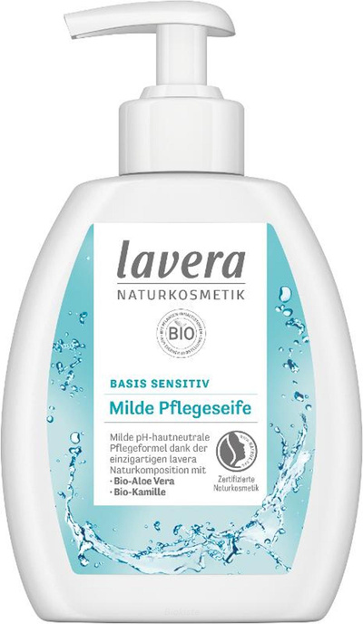 Produktfoto zu basis sensitiv milde Pflegeseife im Pumpspender 250 ml