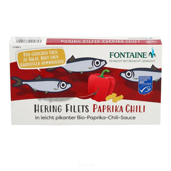 Produktfoto zu Heringfilets in Paprika Chilli