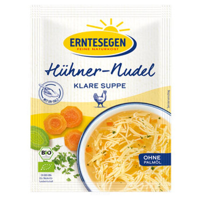 Produktfoto zu Hühnersuppe mit Nudeln