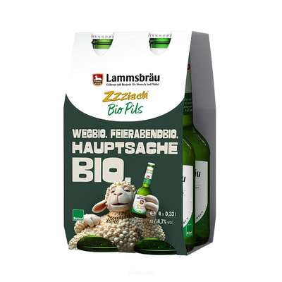 Produktfoto zu Lammsbräu Bio Pils Zzzisch 4-P