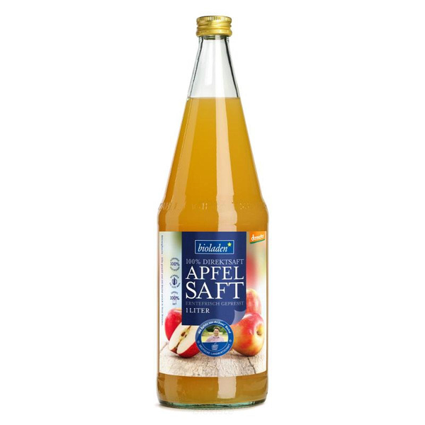 Produktfoto zu Apfelsaft Bioladen 1l trüb