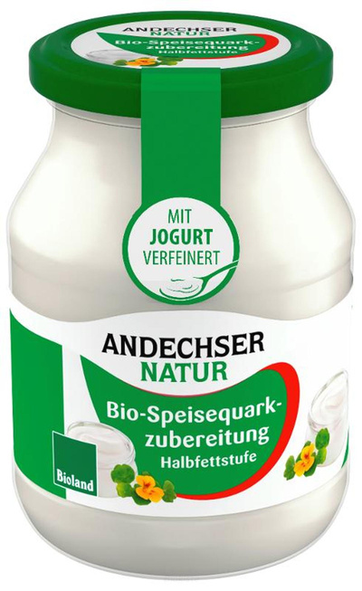 Produktfoto zu Speisequark Zubereitung 500g im Glas