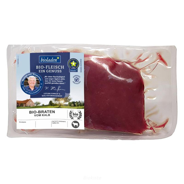 Produktfoto zu Kalbsbraten ca. 0,5 kg biolad