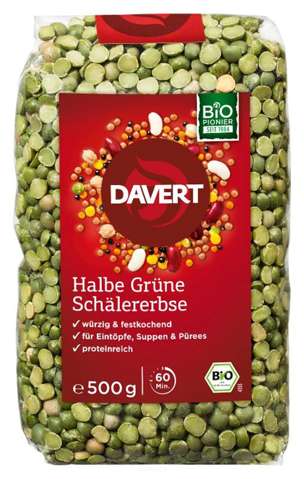 Produktfoto zu Halbe grüne Schälerbsen