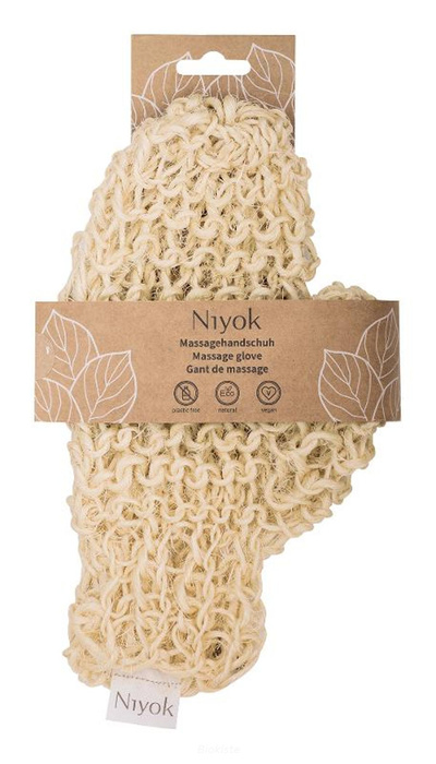 Produktfoto zu Massagehandschuh gestrickt