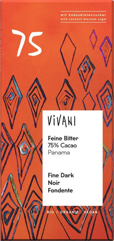 Produktfoto zu Feine Bitter 75% Cacao - 80 g
