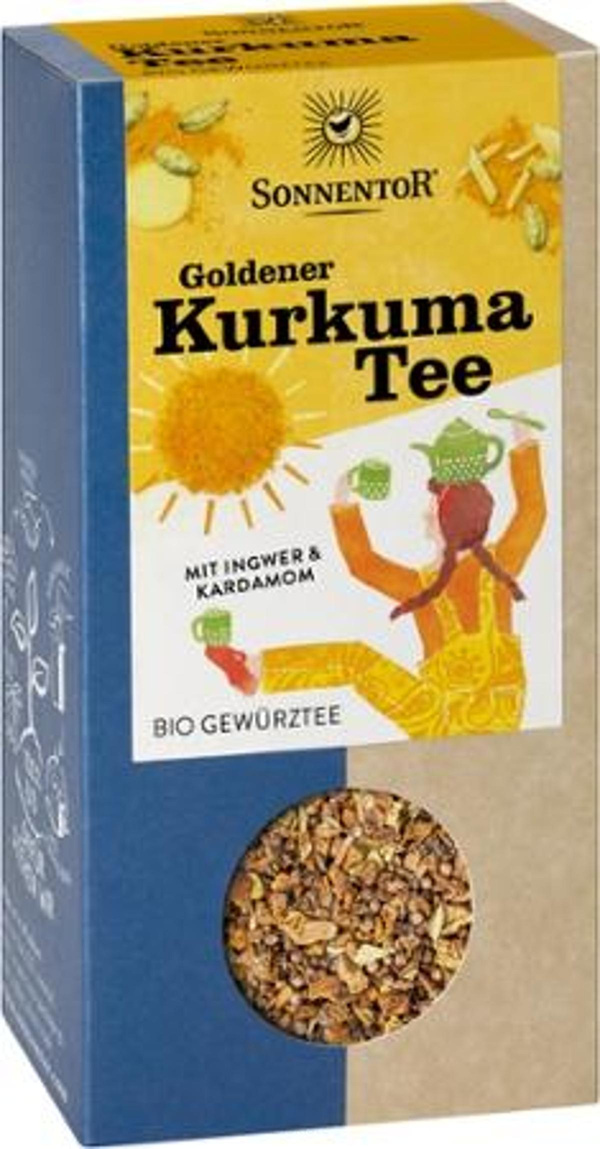 Produktfoto zu Goldener Kurkuma Tee