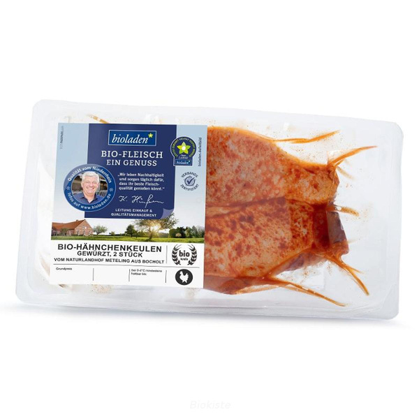 Produktfoto zu Hähnchenkeulen gewürzt