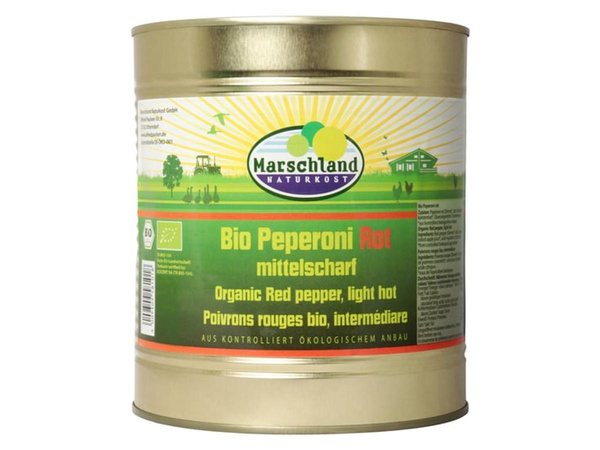 Produktfoto zu Peperoni rot ganz 2900g