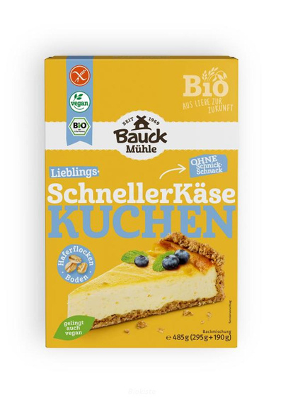 Produktfoto zu Schneller Käsekuchen Backmischung