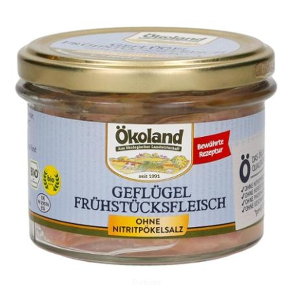 Produktfoto zu Geflügel Frühstücksfleisch im Glas 160g