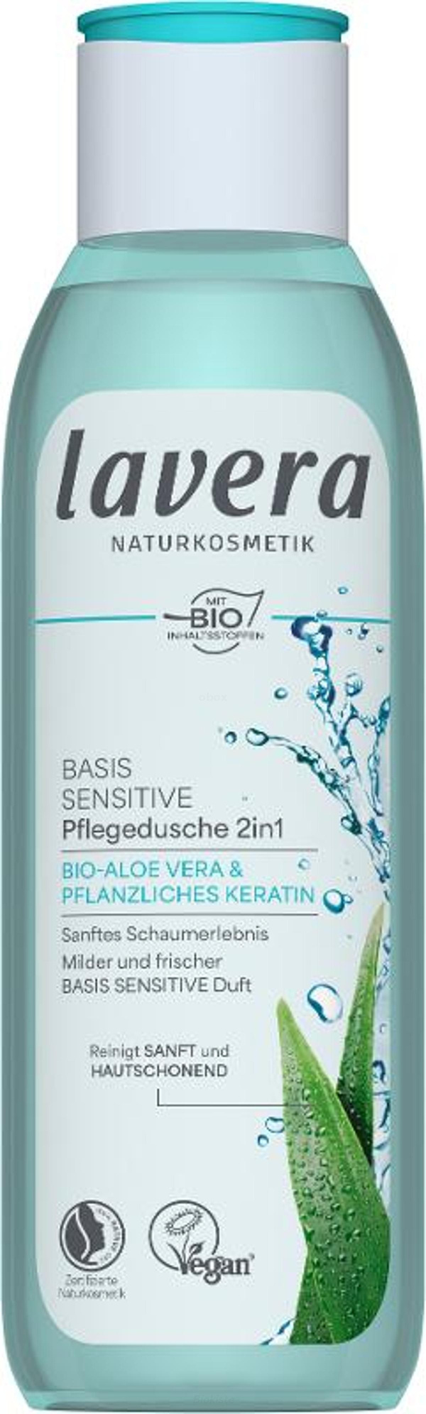 Produktfoto zu basis sensitiv Pflegedusche 2in