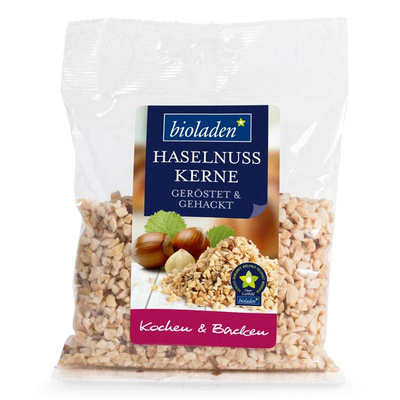 Produktfoto zu Haselnusskerne gehackt geröstet