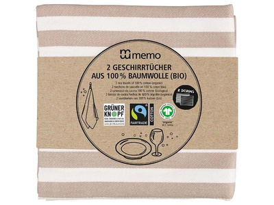 Produktfoto zu Geschirrtücher aus Bio Baumwol